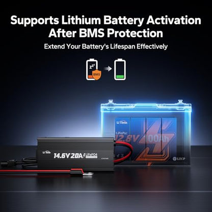 12V 20A Lithium Battery Charger