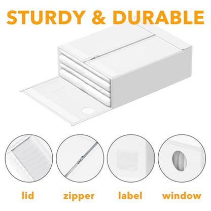 9 Pack Bed Sheet Organizers and Storage (9 Count)
