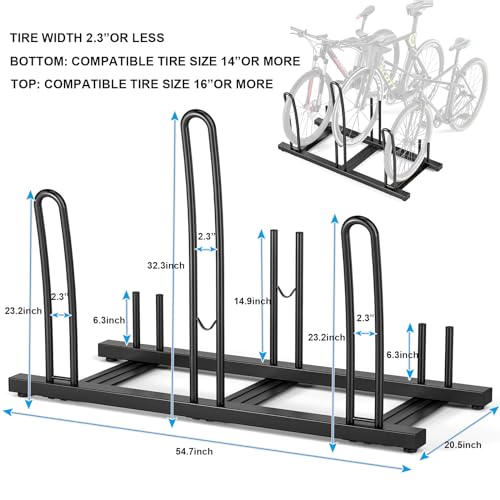 3 5 Bikes Stand Rack