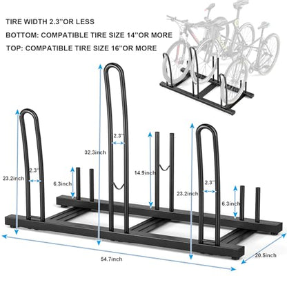 3 5 Bikes Stand Rack