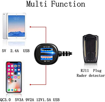 Radar Detector Power Cord