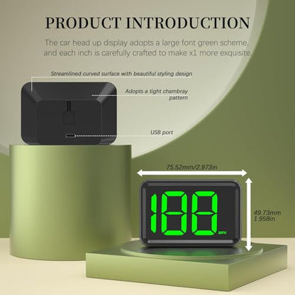 GPS Digital Speed Meter with MPH