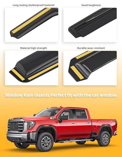 Rain Guards for Chevy Silverado (4 Count)