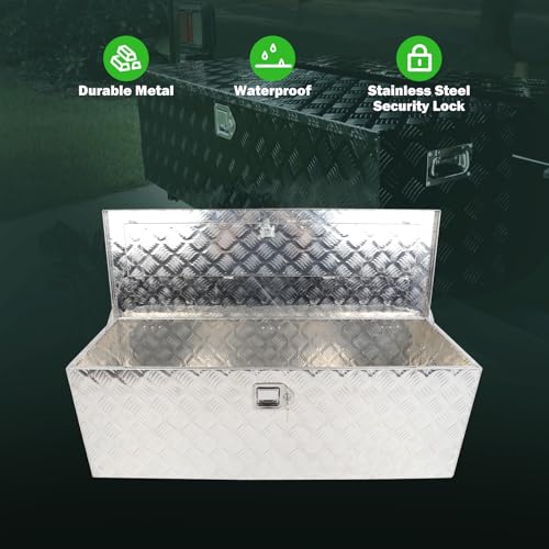 44 Inch Diamond Plate Truck Bed Tool Box