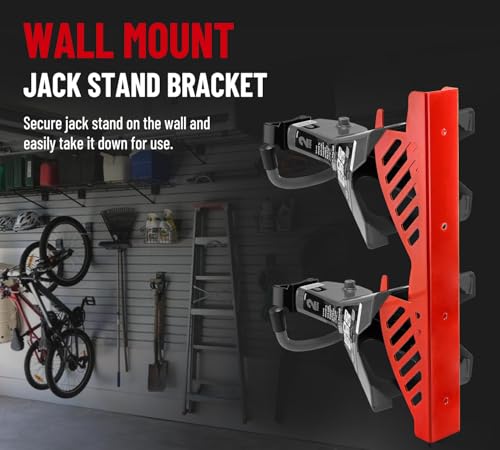 Jack Stand Holder Fit for 2 & 3 Ton Jack Stand (2 Count)