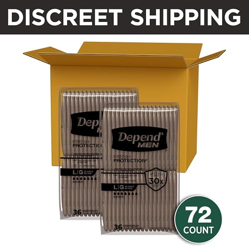 Fresh Protection Adult Diapers for Men (72 Count)