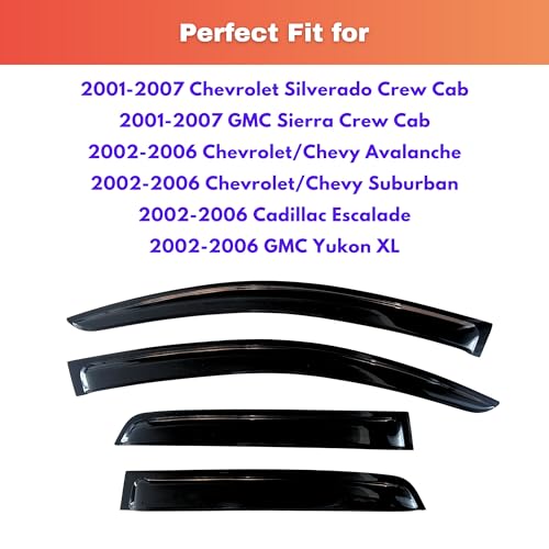 Rain Guards Fit for 2001 (4 Count)