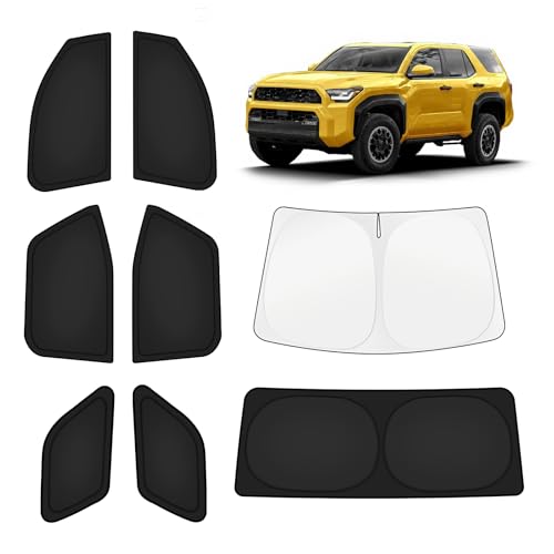 Car Window Shades for Toyota 4Runner 2025 (8 Count)
