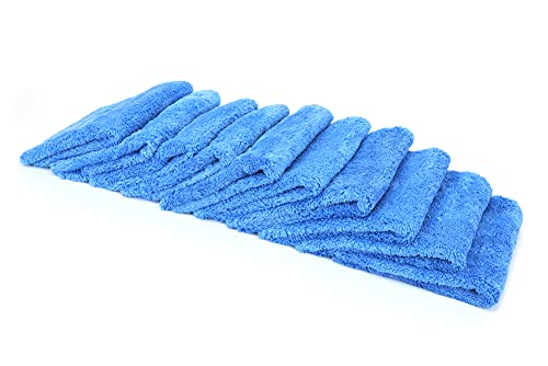 Korean Plush Premium Edgeless Microfiber Detailing Towels (10 Count)