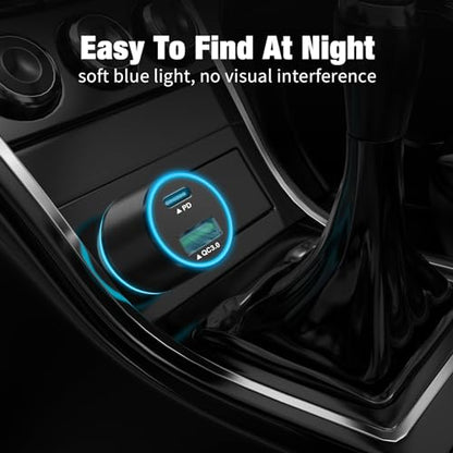 5 Pack 38W USB C Car Charger (5 Count)