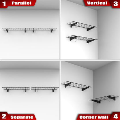 2 Pack Wall Mount Shelves