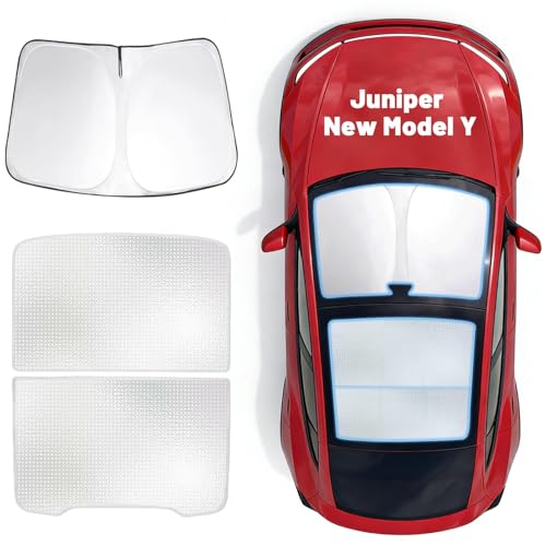 3PCS Tesla Model Y Sunshade Set for Juniper 2025