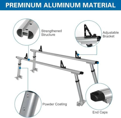 Non Drilling Aluminum Truck Rack