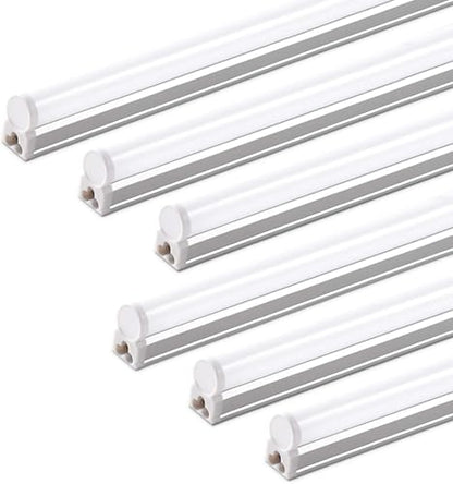 6 Pack LED T5 Integrated Single Fixture 1FT (6 Count)