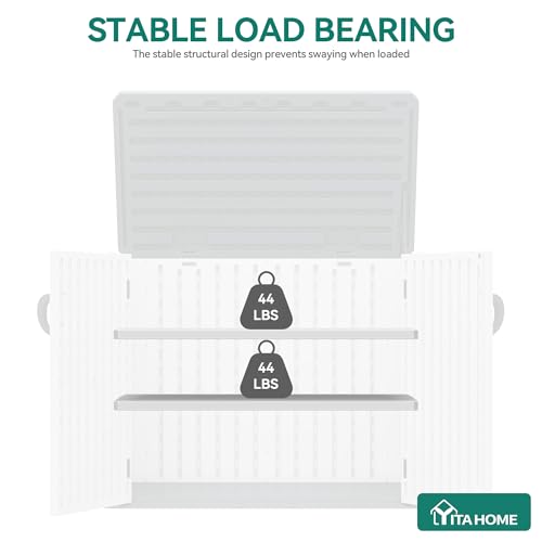Resin Storage Shed Shelves for 35 Cuft Horizontal Storage Sheds (2 Count)