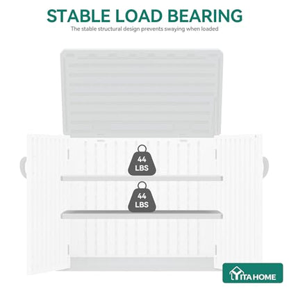 Resin Storage Shed Shelves for 35 Cuft Horizontal Storage Sheds (2 Count)