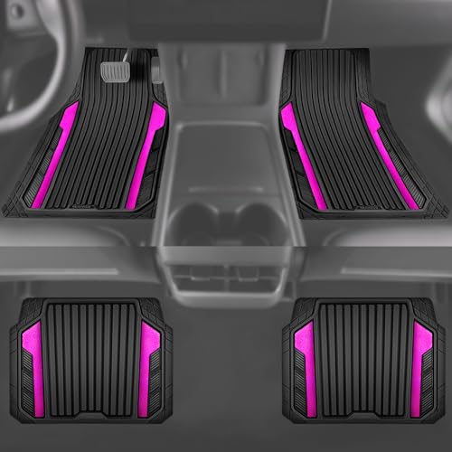 Heavy Duty Rubber Car Mats Metallic