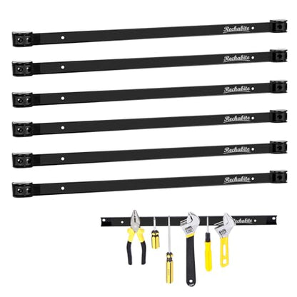 6 Pieces 24" Magnetic Tool Holder Strip (6 Count)