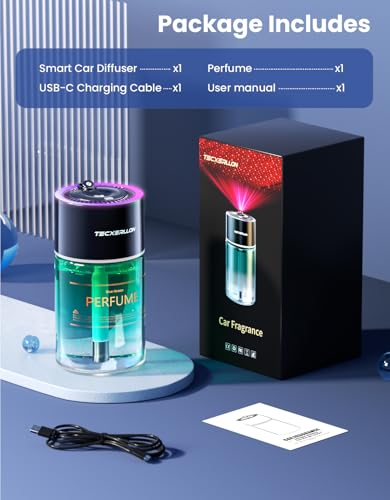 Smart Car Air Freshener Diffuser with Star Light (29.57 Fl Oz)