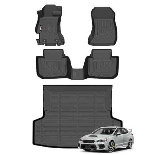 Floor Mats & Cargo Mats Set Fit Subaru WRX 2015