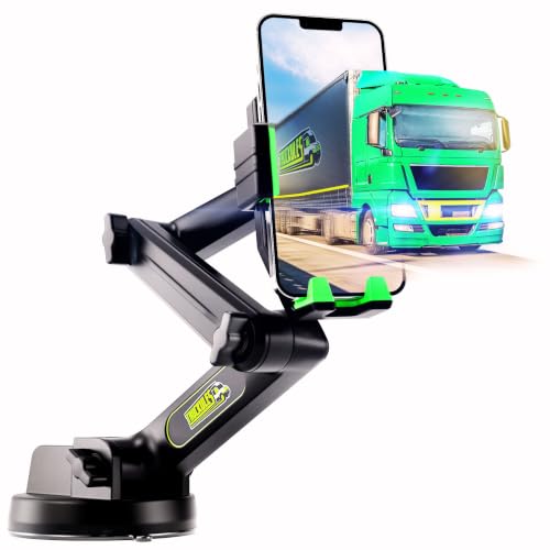 Cell Phone Mount for Truck Phone Holder for Truck Drivers