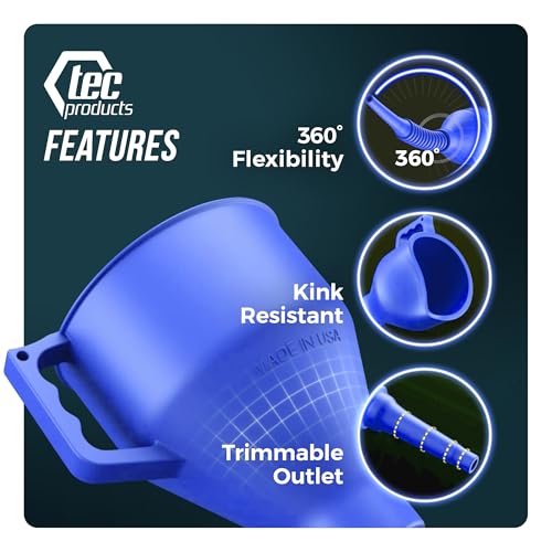 FlexAll Long Flexible Oil Change Funnels for Automotive Use