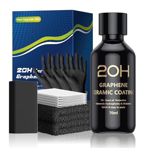 20H Advanced Graphene Ceramic Coating for Cars (3.7 Fl Oz)