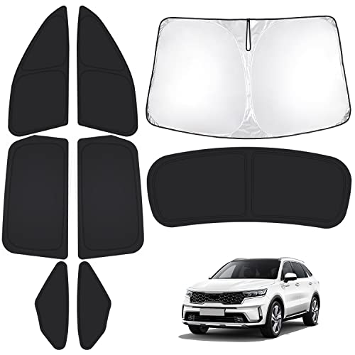 Windshield Sun Shade for Kia Sorento 2021 (6 Count)