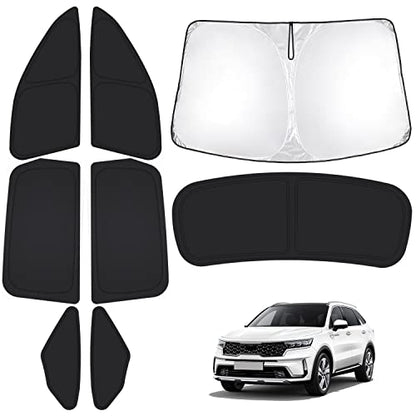 Windshield Sun Shade for Kia Sorento 2021 (6 Count)