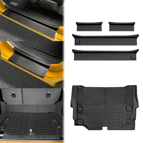 Trunk Mat with Door Sill Guards for 2021