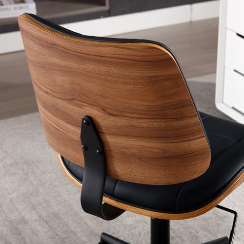 Home Office Desk Chair with Rubber Wheels