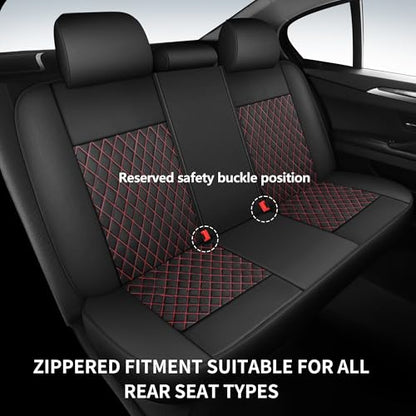 Faux Leather Full Set Car Seat Covers