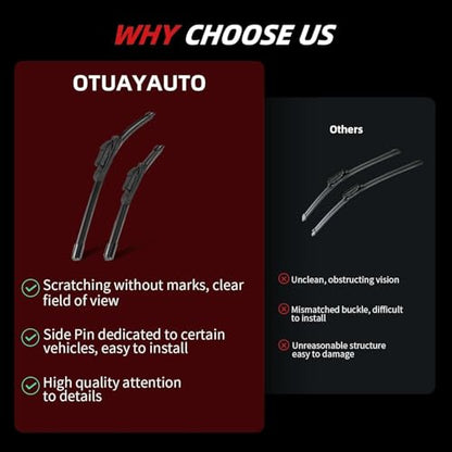 Windshield Wiper Blades Replacement for BMW X5 2019 (3 Count)