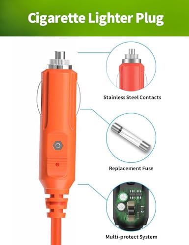 12V Car Battery Charger Cable