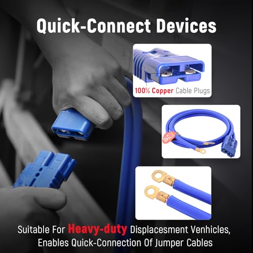 Heavy Duty Quick Connect Jumper Cables for Truck