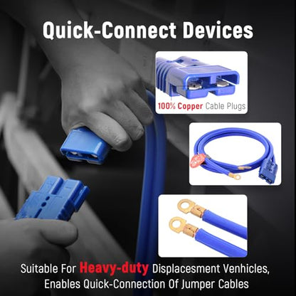 Heavy Duty Quick Connect Jumper Cables for Truck