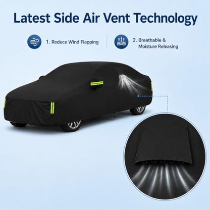 Car Cover Waterproof All Weather Custom Fit for Honda Civic