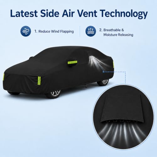 Heavy Duty Full Car Cover Custom Fit for Mercury Sable 1995