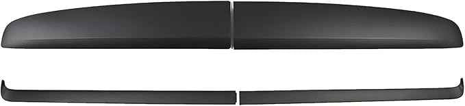 Goodangie00 4Pcs ABS Center Console Dashboard Cover Wrap Interior Accessories Compatible with 2025 2026 Tesla Model Y Juniper Accessories(Matte Black)