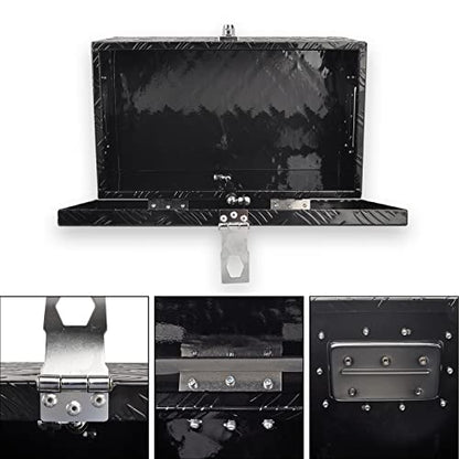 20 Inch Aluminum Tool Box 5 Bar Tread Flatbox for Truck Car Outdoor