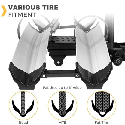 2 Bike Hitch Mount Platform Carrier