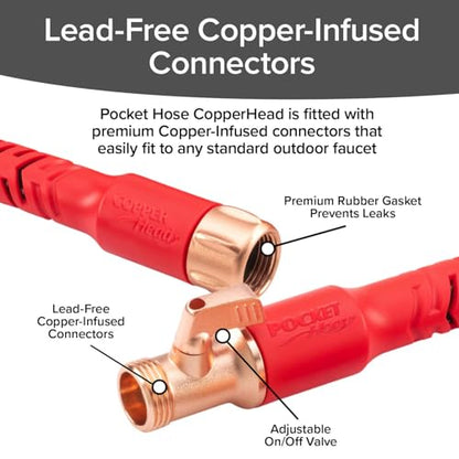 50 FT Copper Head Expandable Garden Hose