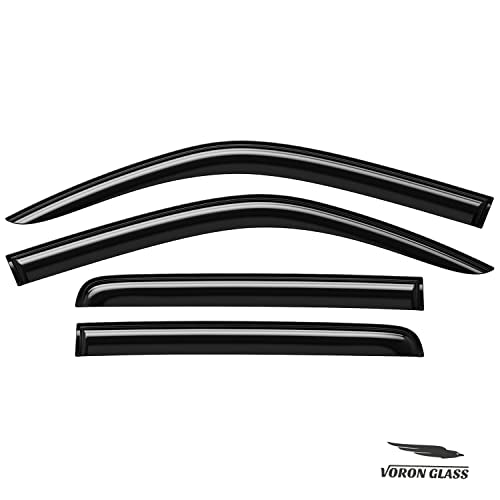 Tape on Extra Durable Rain Guards for Nissan Frontier 2022 (4 Count)