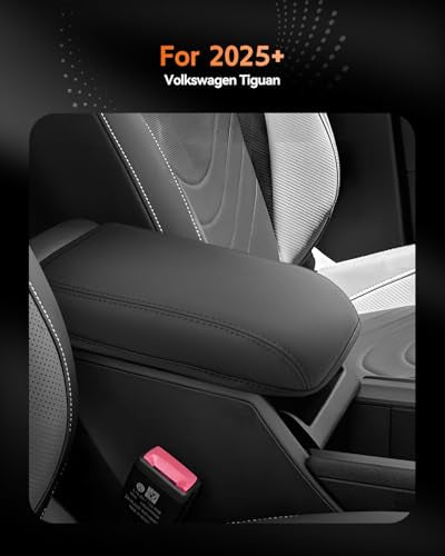 for 2025 2026 Volkswagen Tiguan Center Console Cover Armrest Box Cover for Tiguan