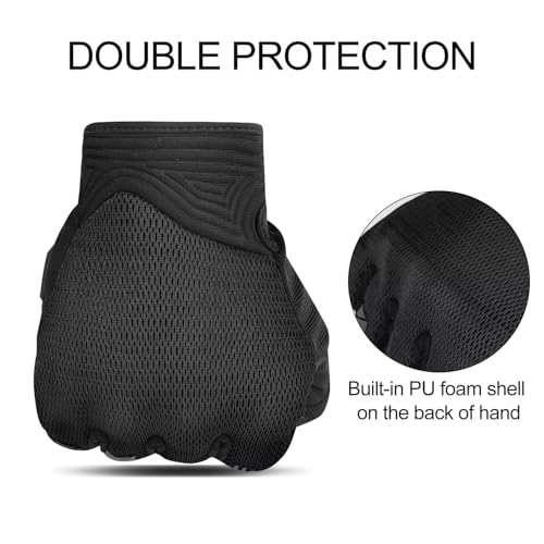 Breathable Mesh Motorcycle Gloves for Men