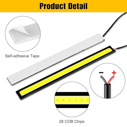 12PCS 12V LED Interior Light Bar (12 Count)