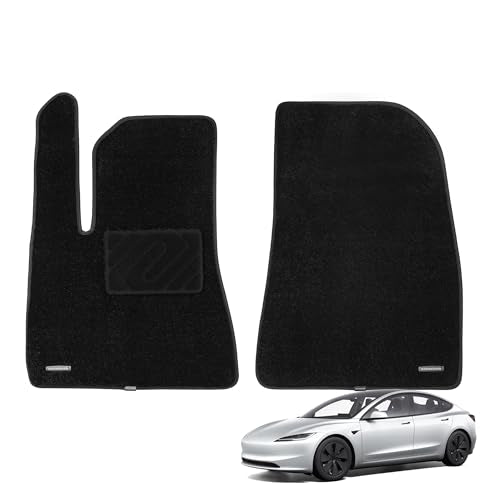 Front Carpet Floor Mats for Tesla Model 3 Highland 2024