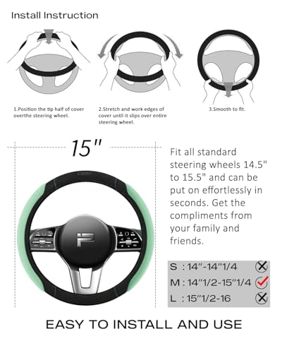 Memory Foam Steering Wheel Cover