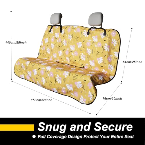 Back Seat Cover for Car Trucks Van SUV Jeep