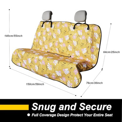 Back Seat Cover for Car Trucks Van SUV Jeep